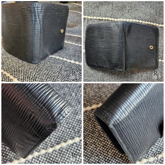 Louis Vuitton Epi Leather Bi-Fold Snap Wallet – EUC Black - Picture 15 of 16